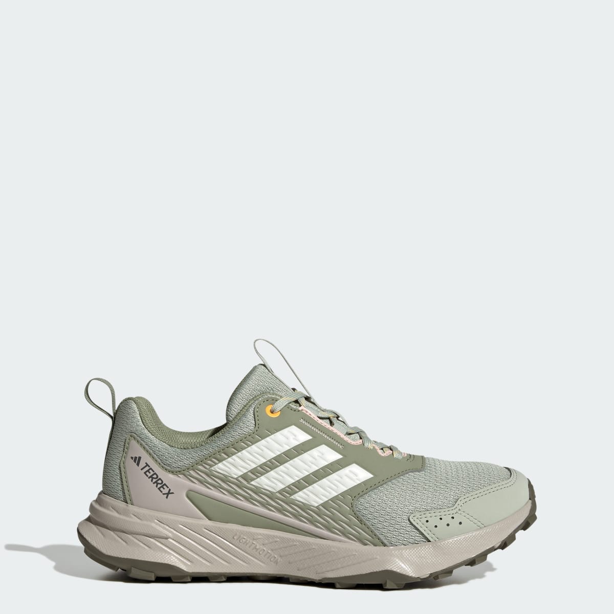adidas Women's Tracefinder Trail Running Shoes - Halo Green / Off White / Lucid Tangerine
