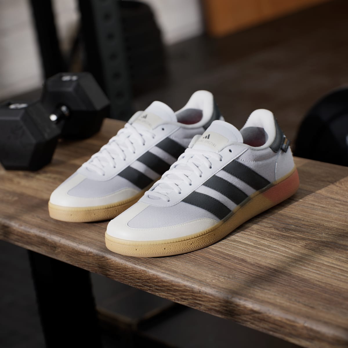 adidas Women's Training Spezial - Cloud White / Core Black / Lucid Red