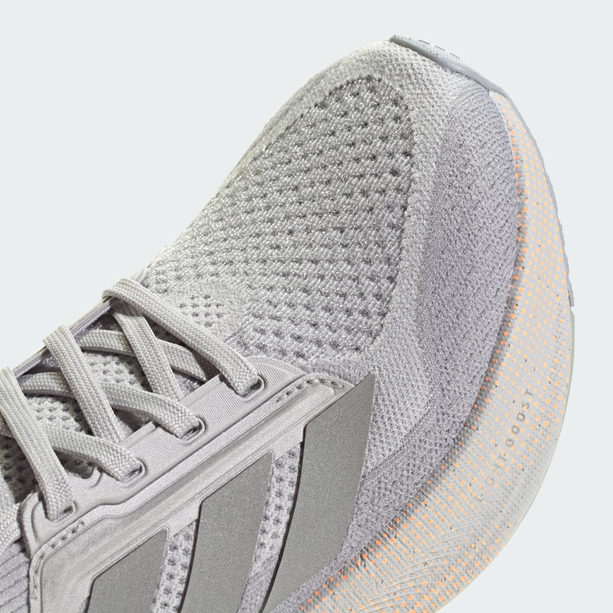 adidas Women's Ultraboost 5x Shoes - Light Solid Grey / Silver Metallic / Beam Orange