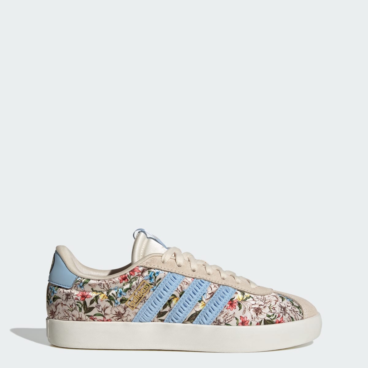 adidas Women's VL Court 3.0 Shoes - Ecru Tint / Clear Sky / Off White