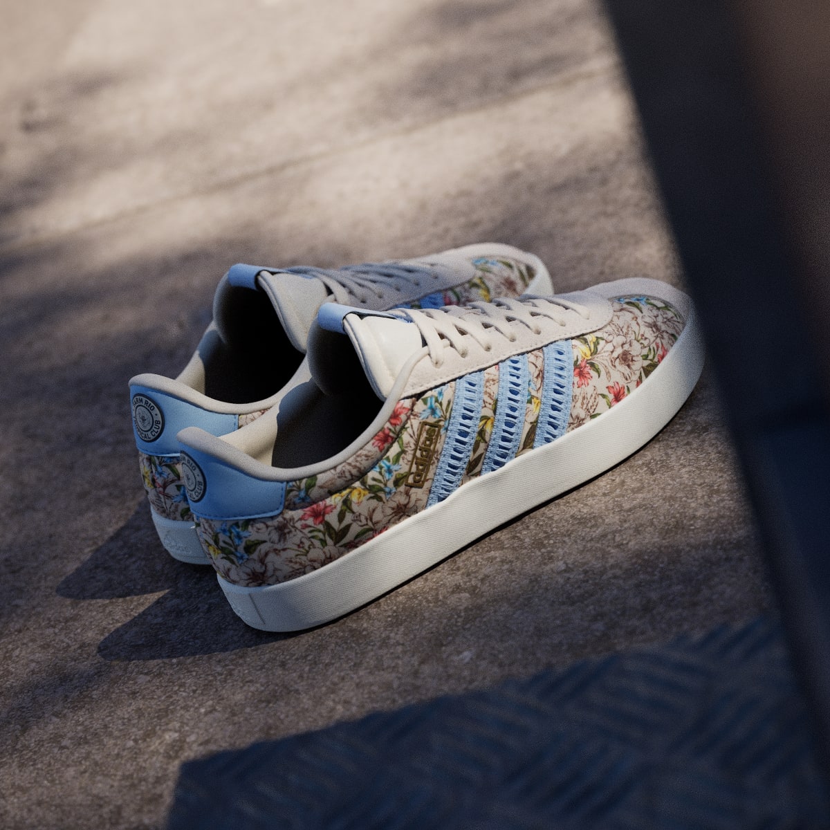 adidas Women's VL Court 3.0 Shoes - Ecru Tint / Clear Sky / Off White