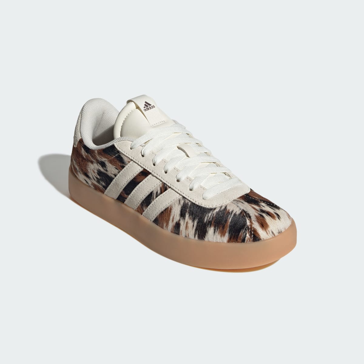 adidas Women's VL Court 3.0 Shoes - Off White / Off White / Trace Brown