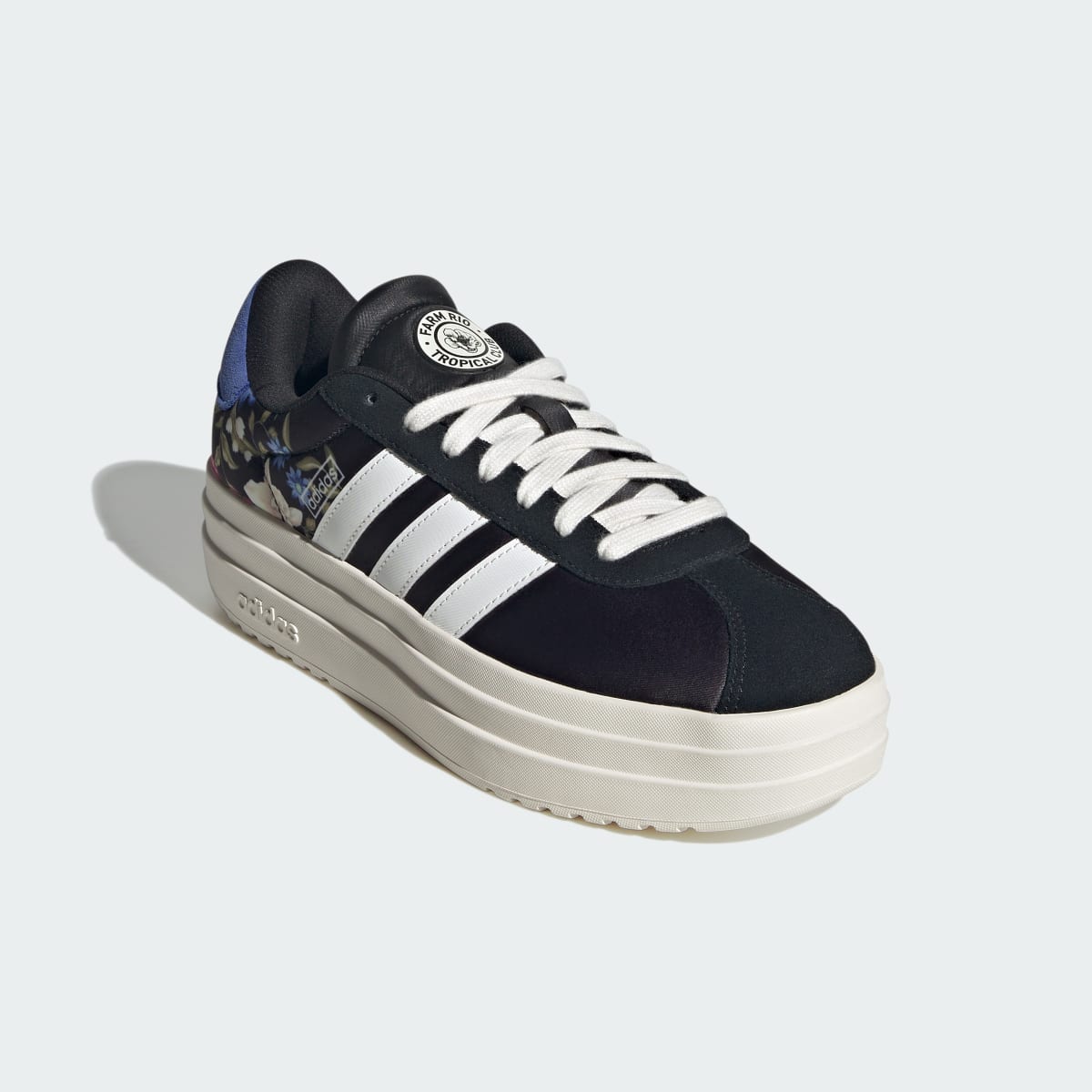 adidas Women's VL Court Bold Shoes - Core Black / Core White / Off White