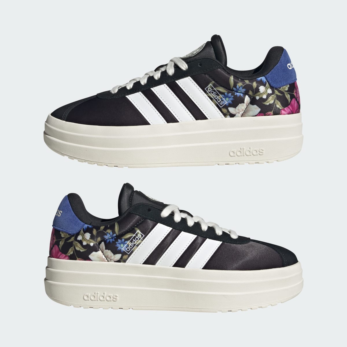 adidas Women's VL Court Bold Shoes - Core Black / Core White / Off White