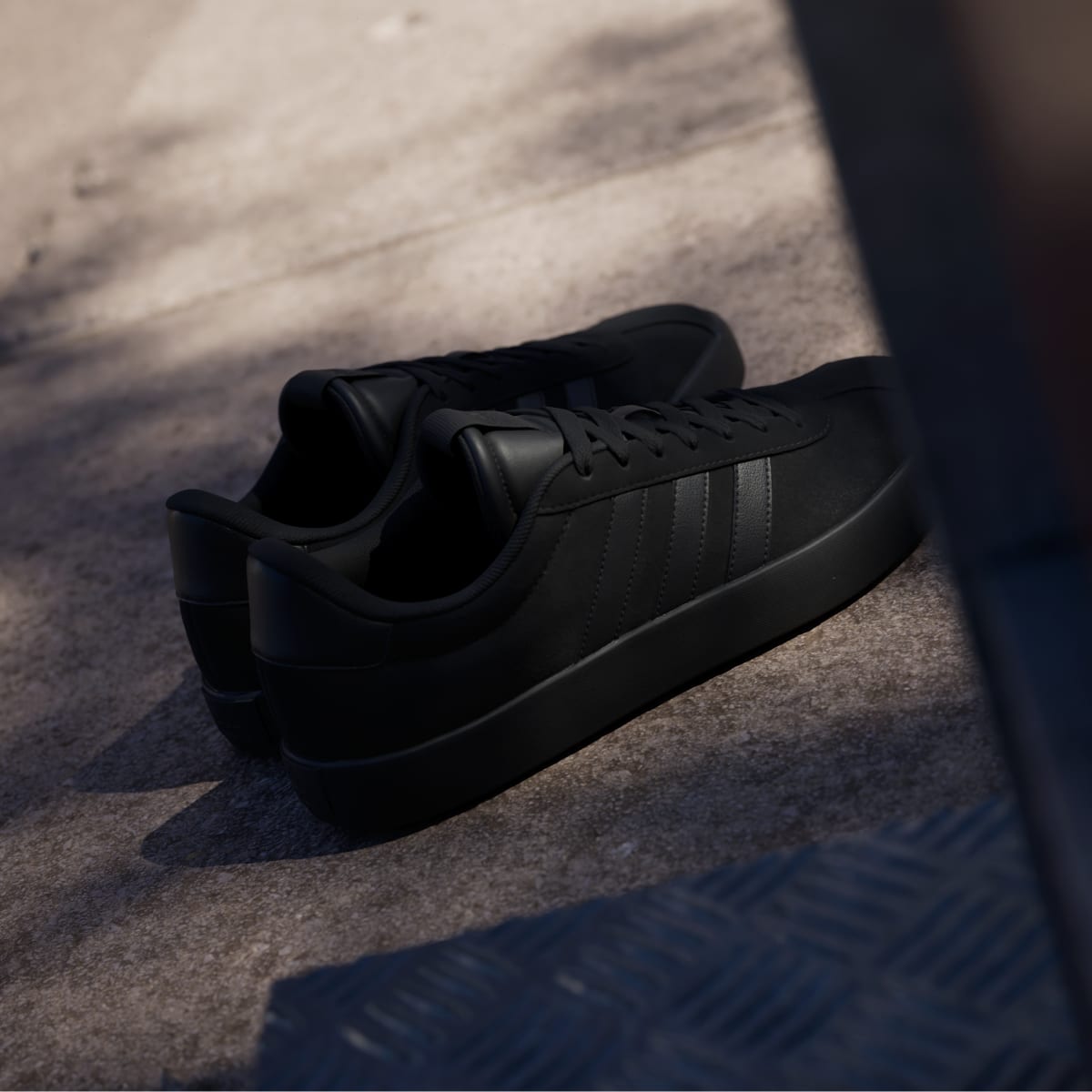 adidas Men's VL Court 3.0 Shoes - Core Black / Core Black / Core Black