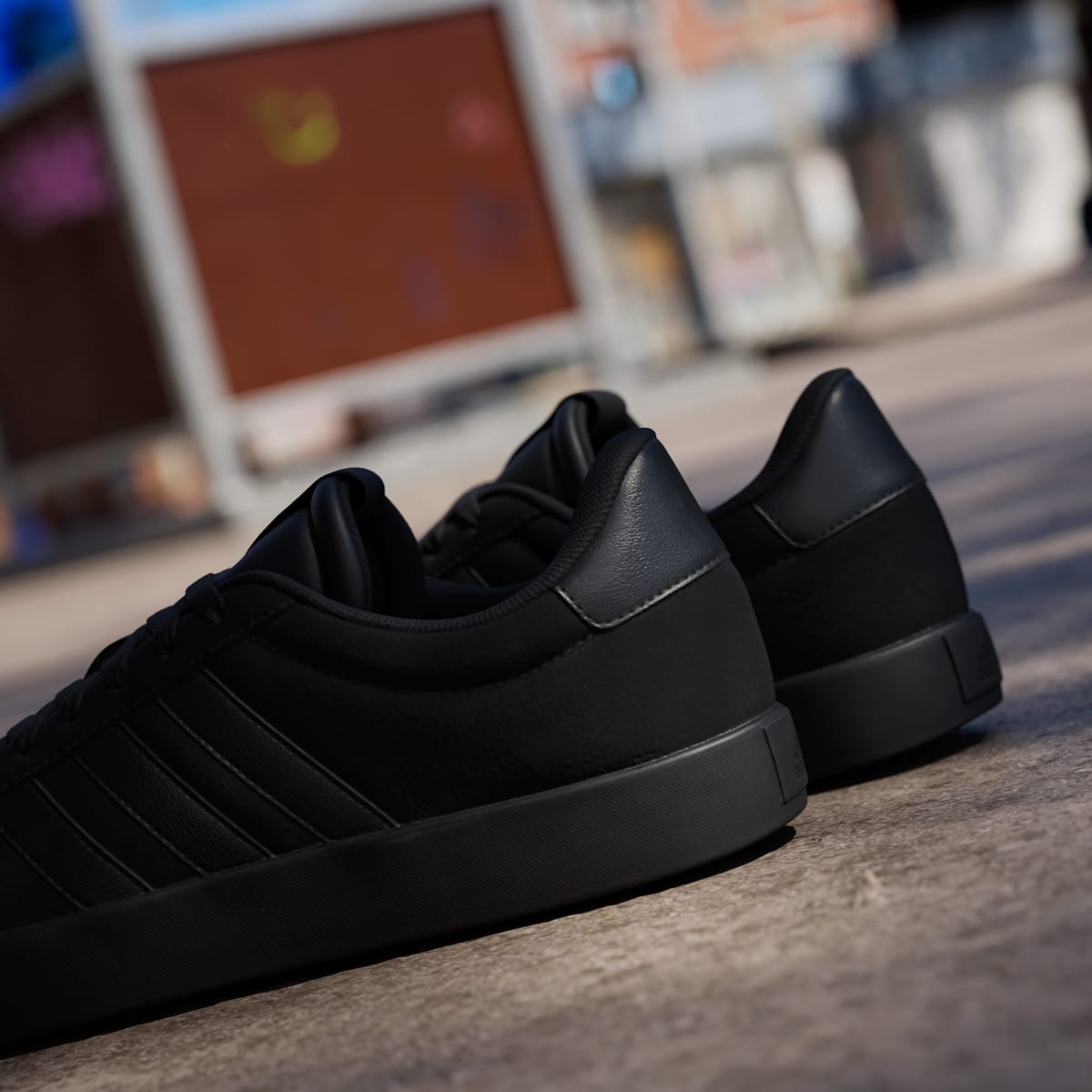 adidas Men's VL Court 3.0 Shoes - Core Black / Core Black / Core Black