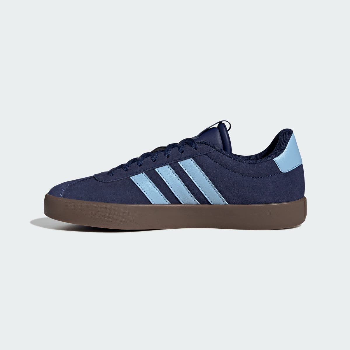 adidas Men's VL Court 3.0 Shoes - Dark Blue / Clear Sky / Gold Metallic