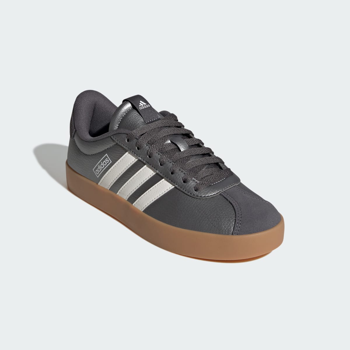 adidas Women's VL Court 3.0 Shoes - Iron Metallic / Core White / Grey Five