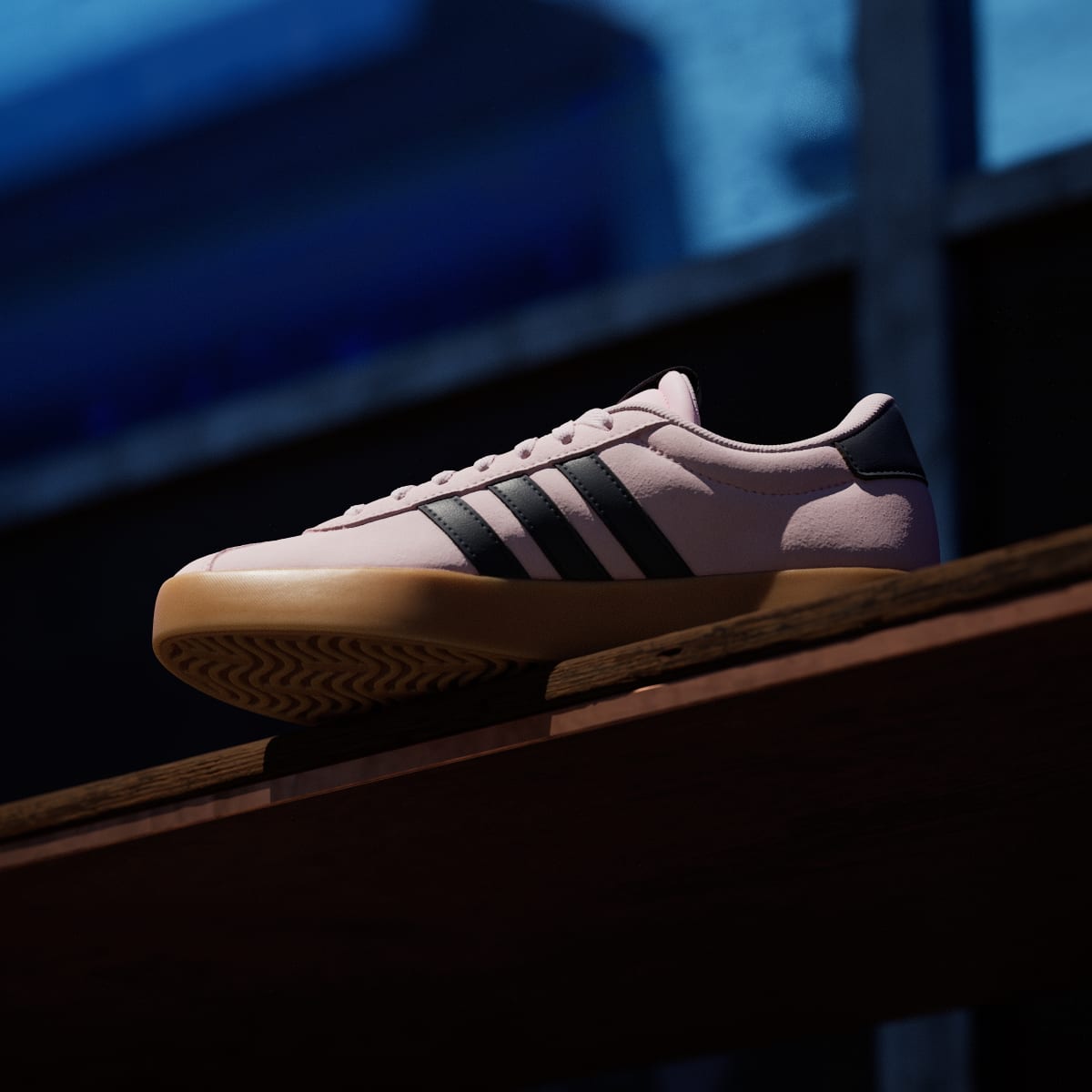 adidas Women's VL Court 3.0 Shoes - Clear Pink / Legend Ink / Gum