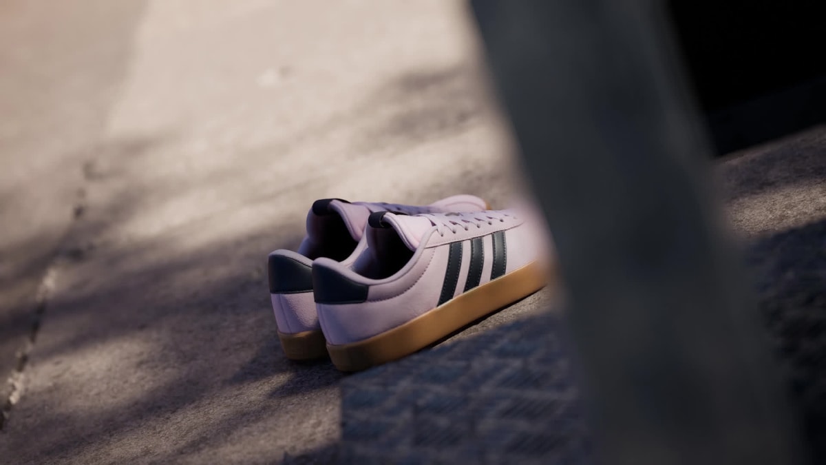 adidas Women's VL Court 3.0 Shoes - Clear Pink / Legend Ink / Gum