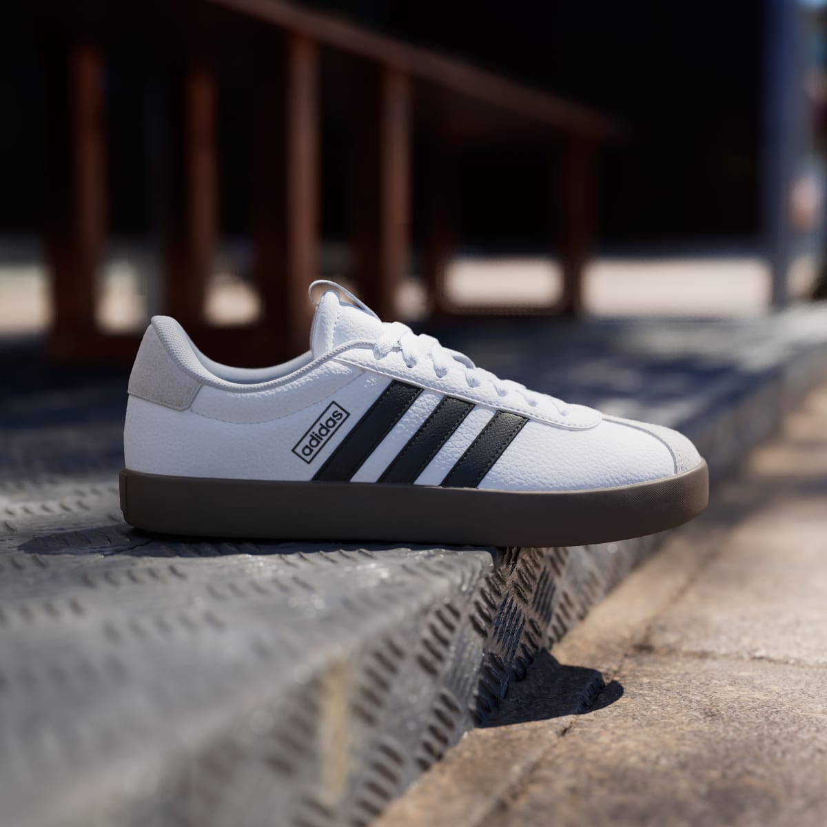 adidas Women's VL Court 3.0 Shoes - Cloud White / Core Black / Grey One
