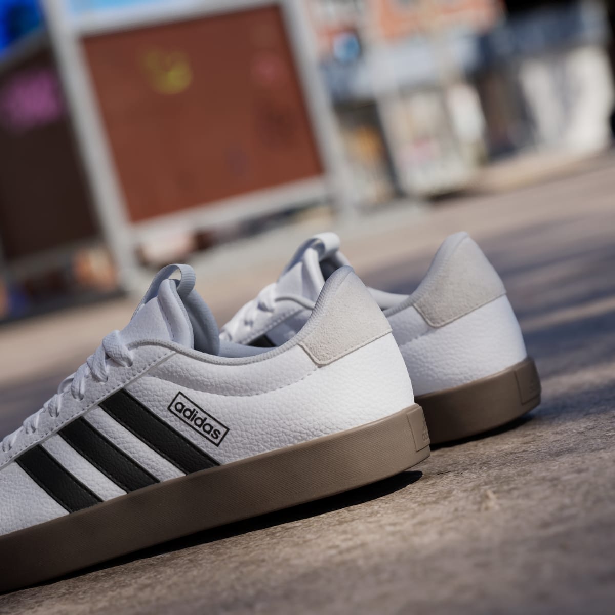 adidas Women's VL Court 3.0 Shoes - Cloud White / Core Black / Grey One