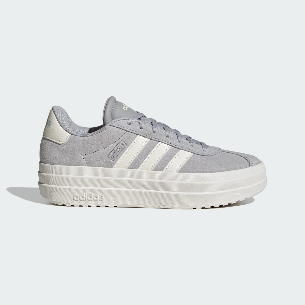 adidas Women's VL Court Bold Shoes - Grey Two / Off White / Core White