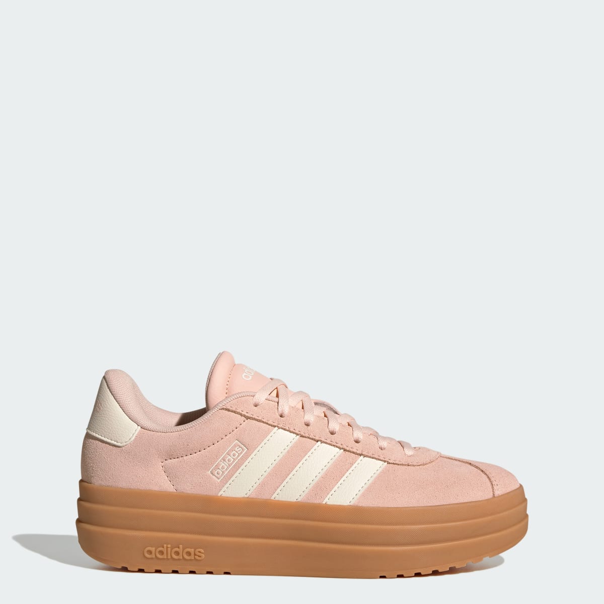 adidas Women's VL Court Bold Shoes - Blush Pink / Off White / Gum