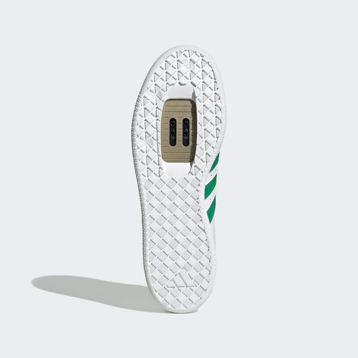 adidas Women's Velosamba Leather Shoes - Cloud White / Green / Thermal Chrome