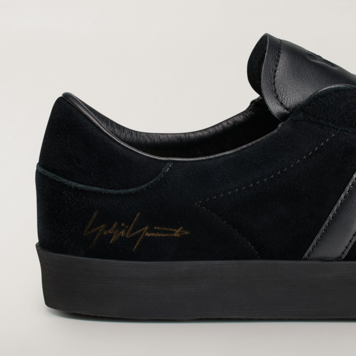 adidas Women's Y-3 Gazelle Shoes - Black / Black / Black