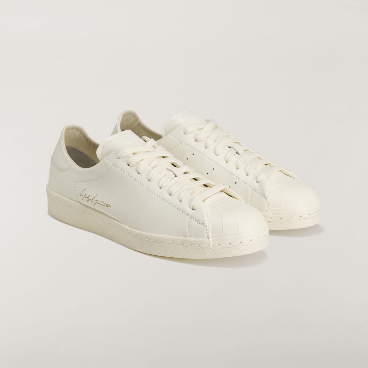 adidas Women's Y-3 Superstar Sneakers - Off White / Off White / Off White