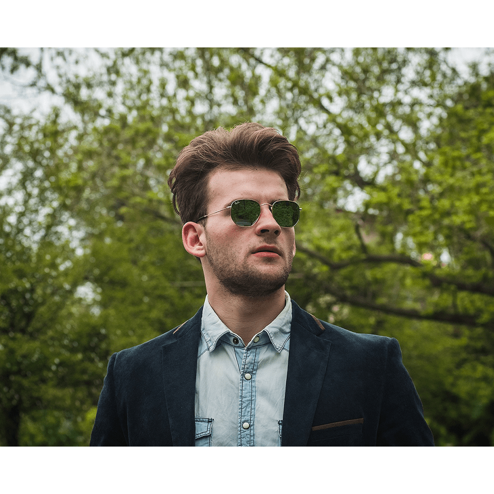 Ray-Ban RB3548N Hexagonal 001/30 Shades