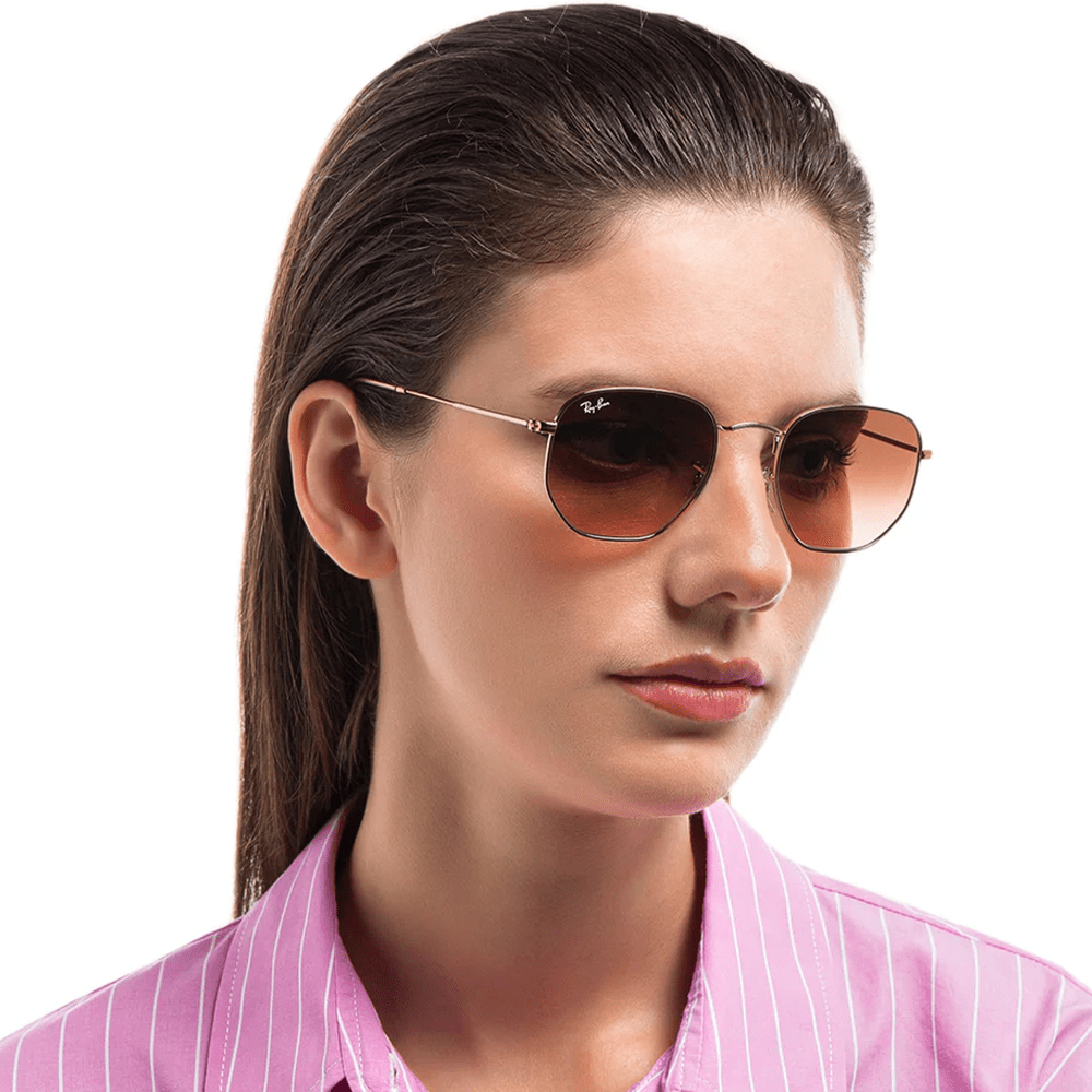 Ray-Ban RB3548N Hexagonal 9202AF Polarized Shades